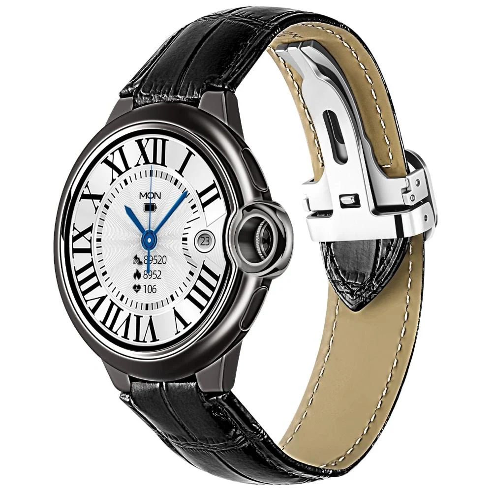 Fire-Boltt Topaz 3.30 cm (1.3 Inch) Round Luxury Smartwatch with Bluetooth Calling, Voice Assistant, Multiple Sports Modes, 360 Health Tracking