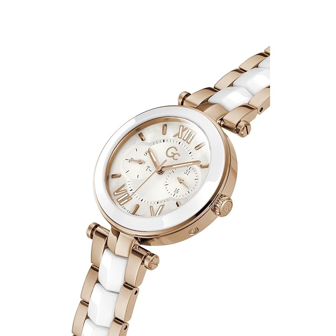 Guess Collection Round 37mm White Dial Analog Women Watch