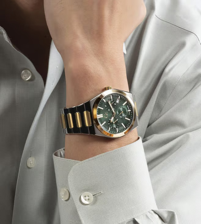 Guess Collection Prodigy Green Round Dial Analog Men Watch