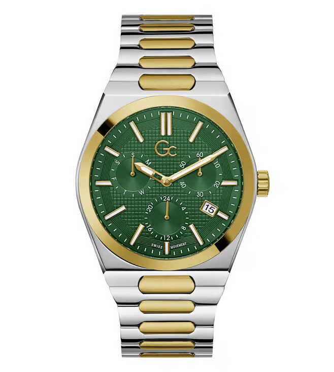 Guess Collection Prodigy Green Round Dial Analog Men Watch