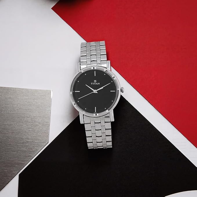 Titan Karishma Analog Black Dial Men's Watch