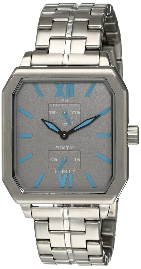 Titan Quartz Multifunction Grey Dial Stainless Steel Strap Watch for Men