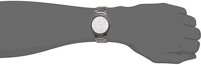 Titan Analog Silver Dial Men Watch
