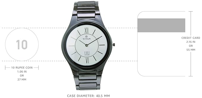 Titan Analog Silver Dial Men Watch