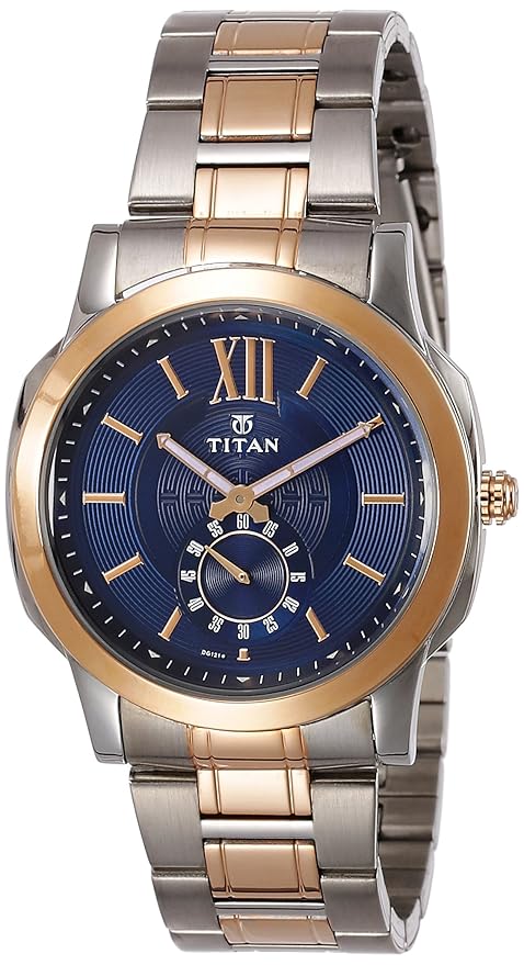 Titan Regalia Rome Analog Blue Dial Men's Watch