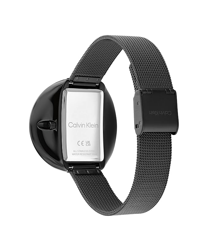 Calvin Klein Circular MESH Analog Black Dial Women's Watch