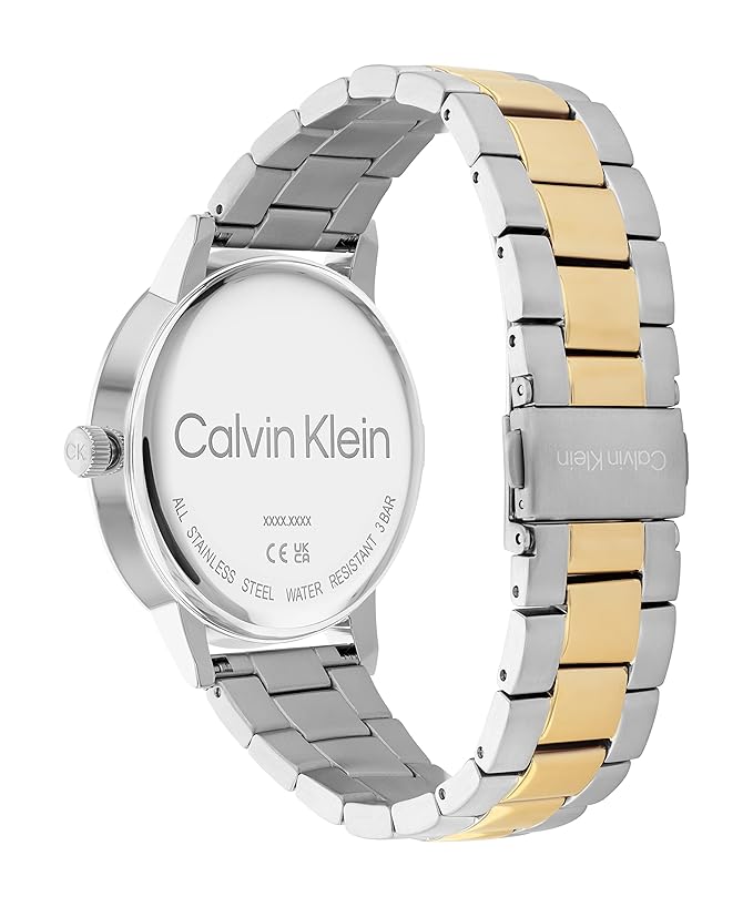 Calvin Klein Linked Analog Silver Dial Men's Watch