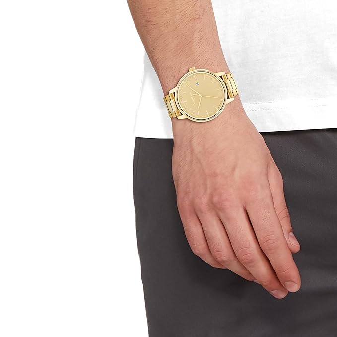 Calvin Klein Linked Analog Gold Dial Men's Watch
