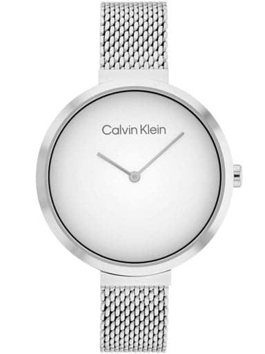 Minimalistic T Bar Women Quartz White Dial Analog Stainless Steel Watch
