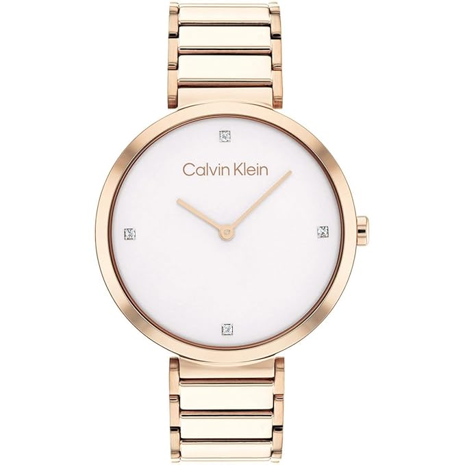 Calvin Klein Minimalistic T Bar Analog Grey Dial Women's Watch