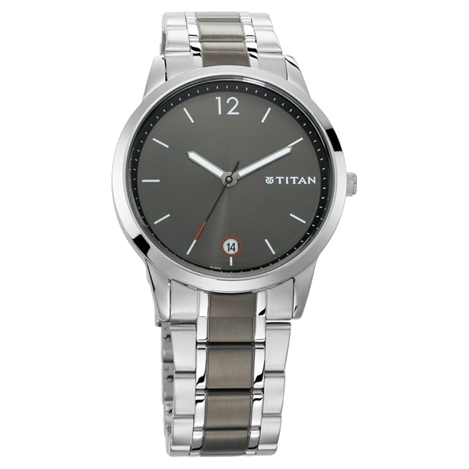 Titan Neo Analog Grey Dial Men's Watch