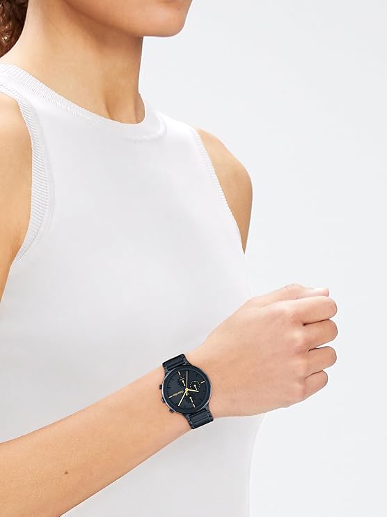 CALVIN KLEIN 25200242 Blue Blue Modern Blue Blue Blue Modern Steel Ionic Plated Watch, Blue, Modern