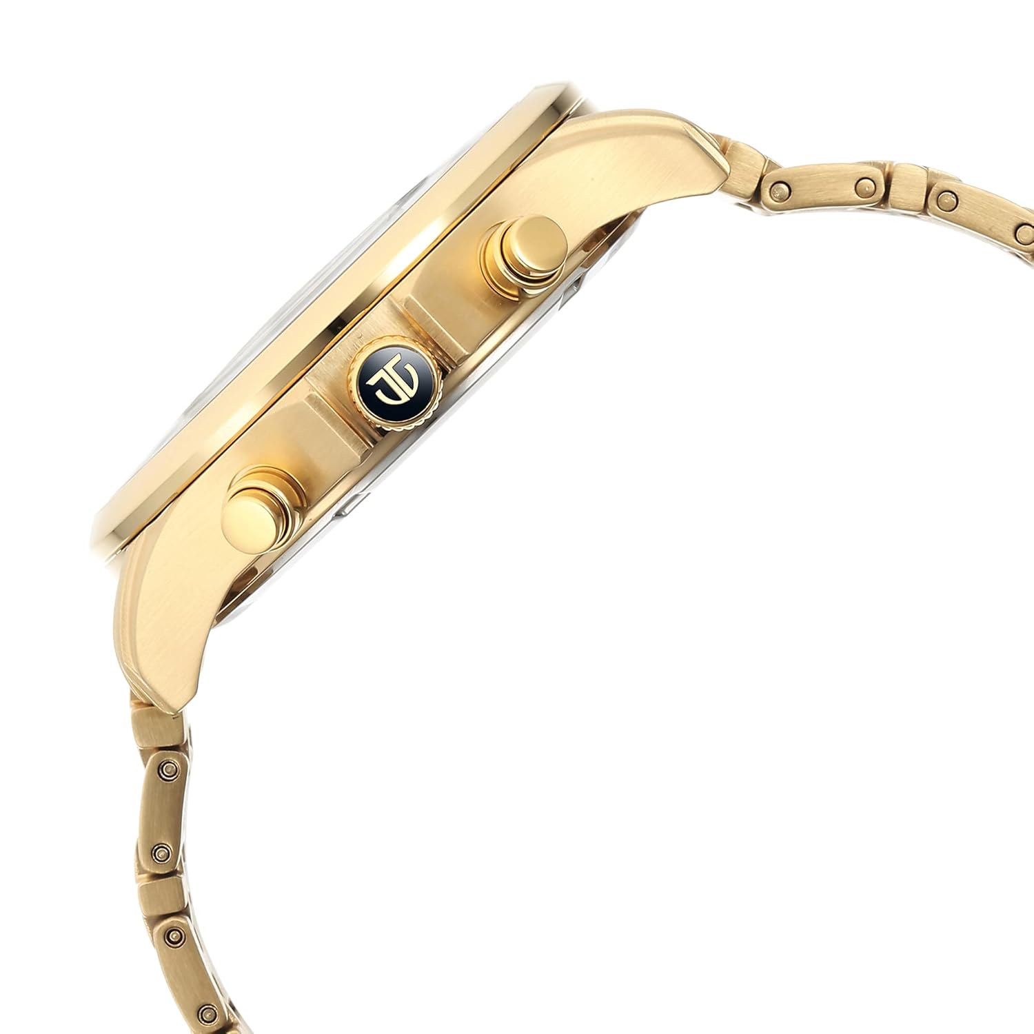 Titan Regalia Premium Quartz Chronograph with Date Forest Green Dial Gold Stainless Steel Strap Watch for Men