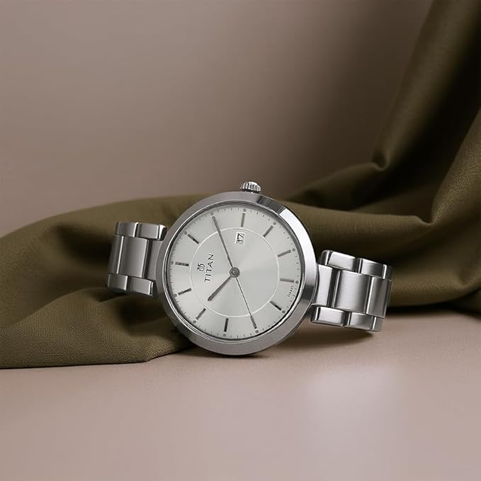 Titan Ladies Neo-Ii Analog Silver Dial Women's Watch