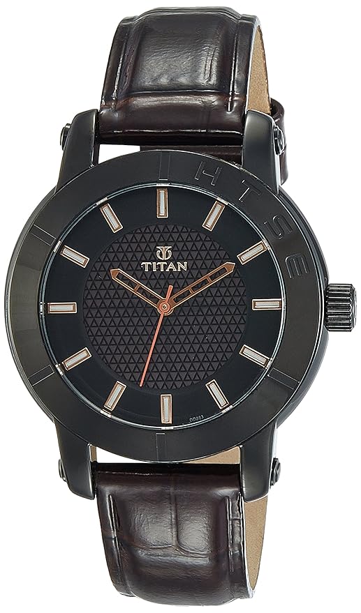 Titan HTSE 3 Analog Black Dial Women's Watch