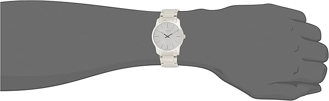 Calvin Klein K2G22146 Men's City, 2 Hands, Silver, Dial Color - Silver, Wristwatch Quartz, new arrival, classic