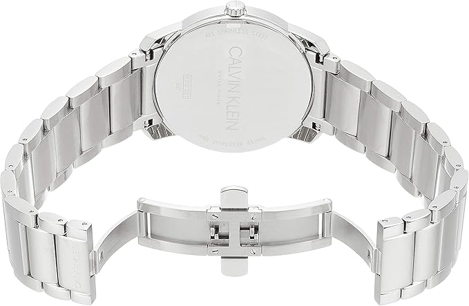 Calvin Klein K2G22146 Men's City, 2 Hands, Silver, Dial Color - Silver, Wristwatch Quartz, new arrival, classic