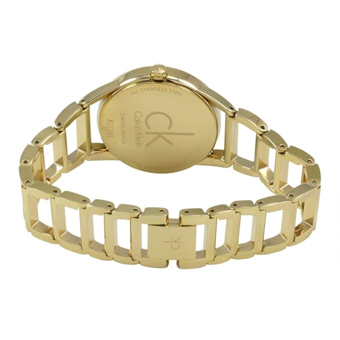 Calvin Klein CK K3G23526 Stately Gold Tone Watch for Women