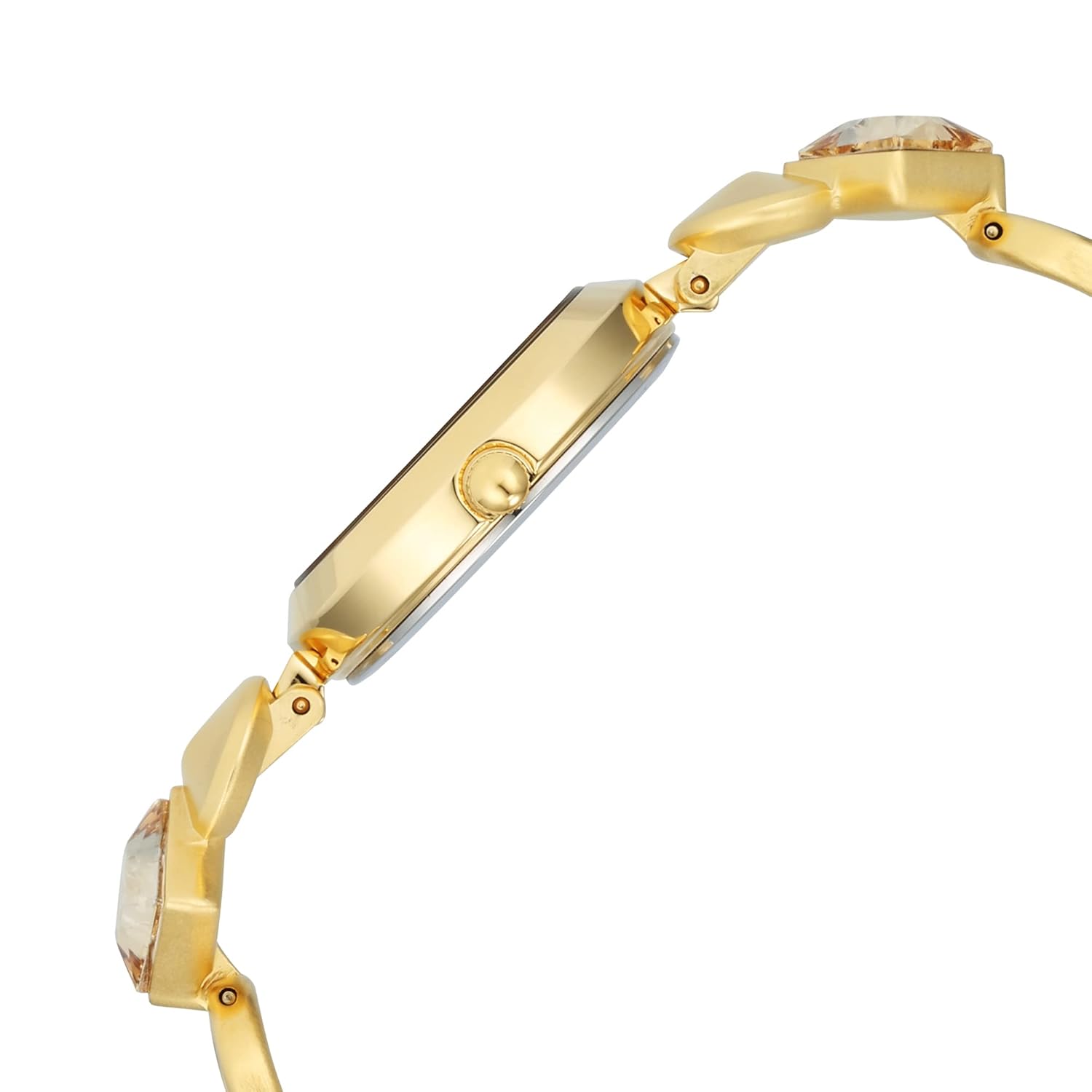 Titan Raga Love All Quartz Analog Silver Dial Gold Metal Strap Watch for Women