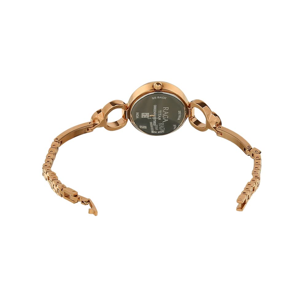 Titan Viva Analog Rose Gold Dial Women's Watch