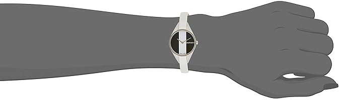 Calvin Klein Womens Analogue Quartz Watch with Leather Strap