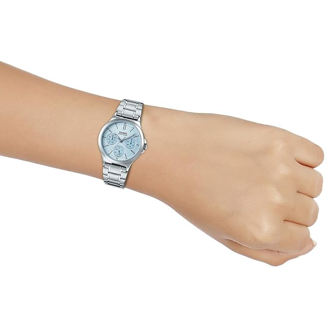 Casio Enticer Ladies Analog Blue Dial Women's Watch - LTP-V300D-2AUDF