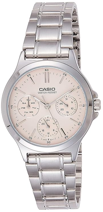 Casio Enticer Ladies Analog Pink Dial Women's Watch - LTP-V300D-4AUDF