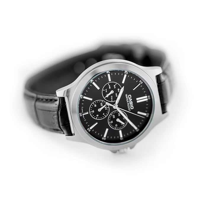 Casio Analog Black Dial Men's Watch