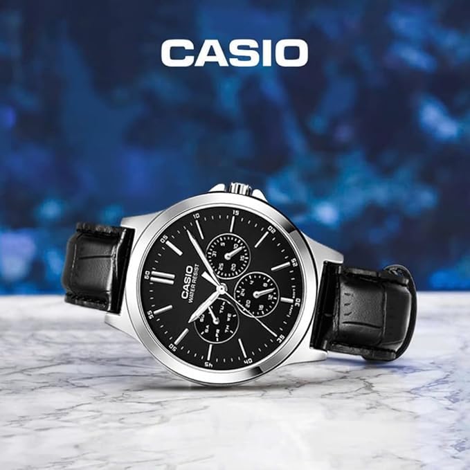 Casio Analog Black Dial Men's Watch