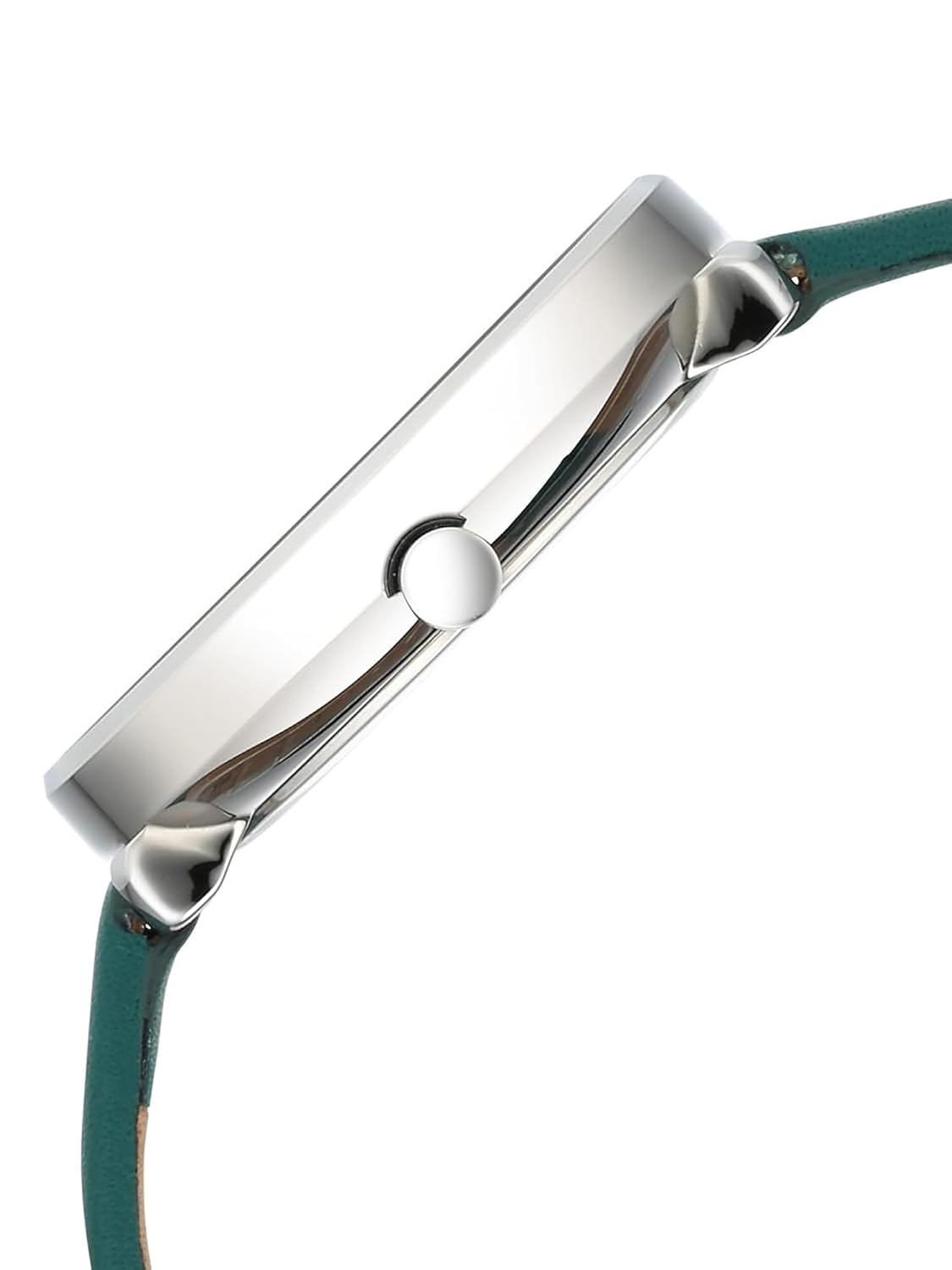 Titan Neo Analog with Day and Date Green Dial Green Color Leather Strap Watch For Women