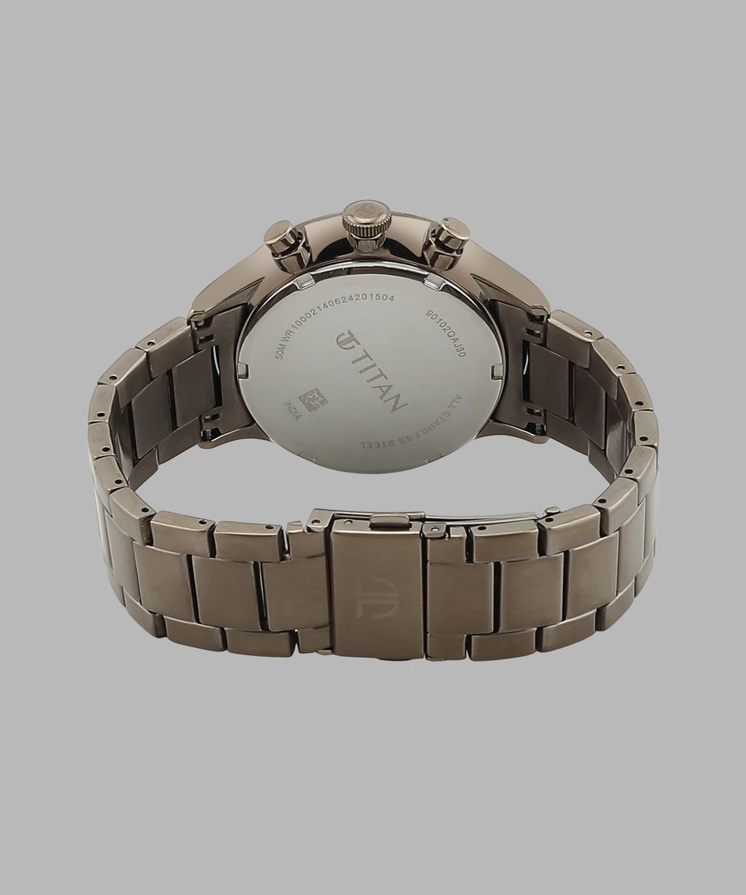 Titan Urban Magic Brown Dial Multial Stainless Steel Strap watch for Men