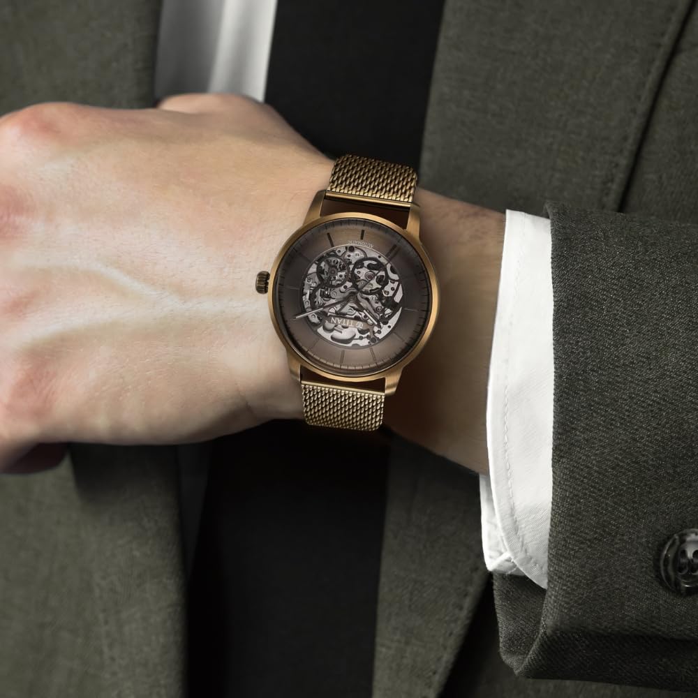 Titan Automatic Color Upgrade Green Dial Green Stainless Steel Strap Watch For Men