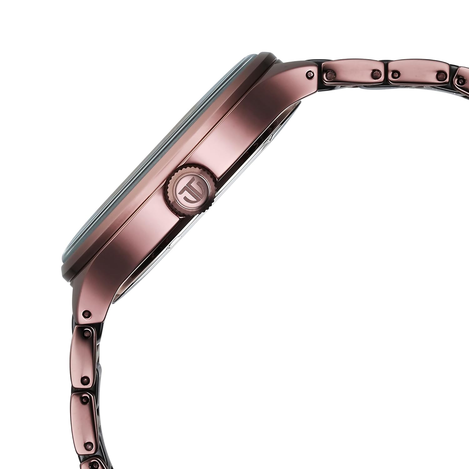 Titan Ceramic Fusion Multifunction Black Dial With Two Toned Color Stainless Steel Strap Watch For Men