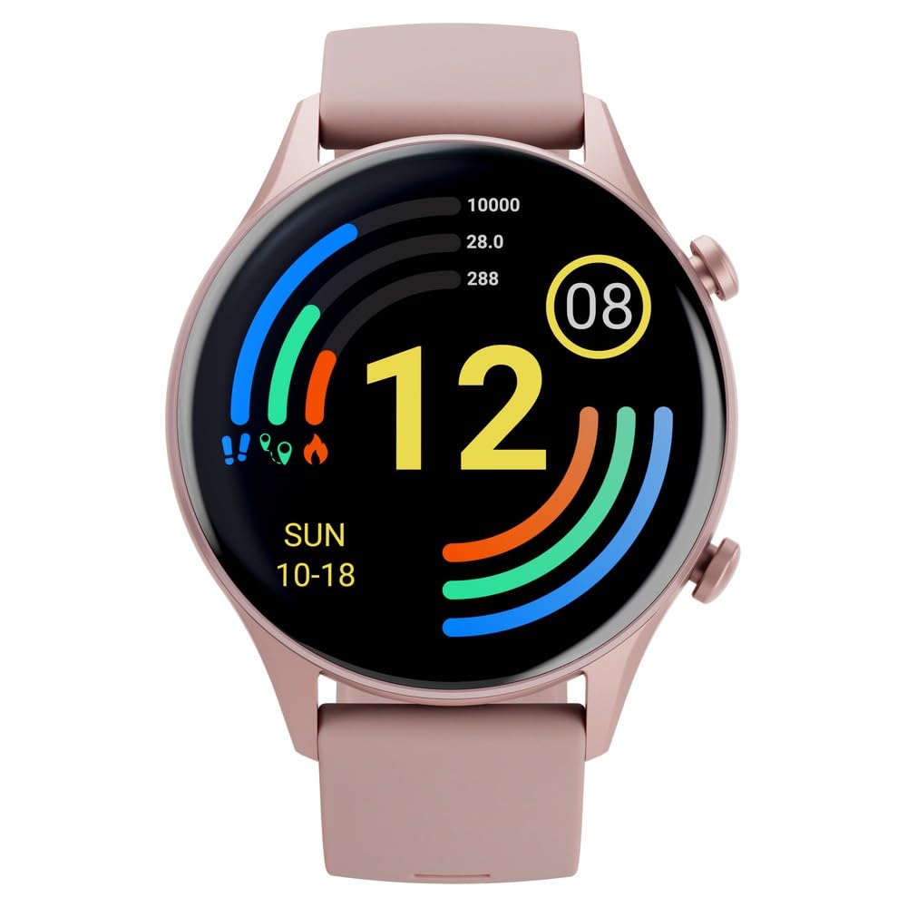 Titan Smart Pro Smartwatch with AMOLED Display,GPS,Temperature,Stress & Sleep Monitor,Multisport Tracker,SpO2,Women Health Monitor,5 ATM Water Resistance & Upto 14 Days Battery life