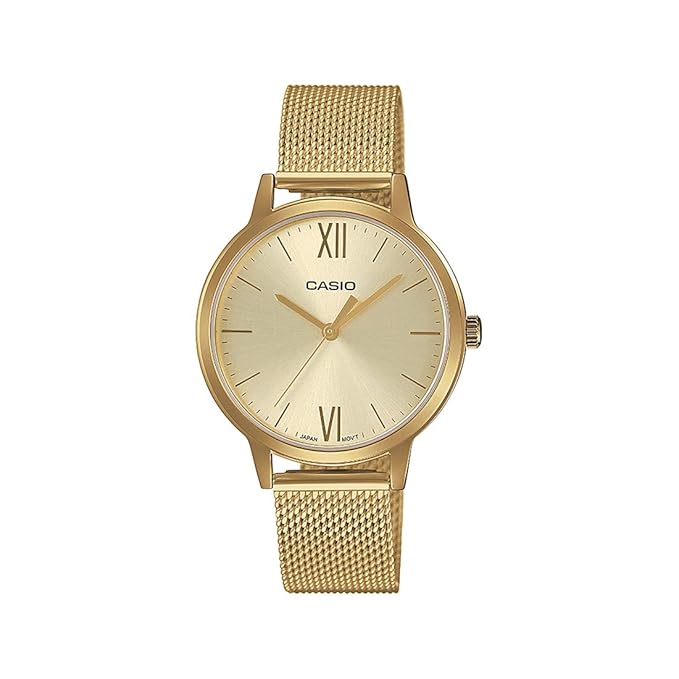 Casio Enticer Ladies Analog Gold Dial Women's Watch-LTP-E157MG-9ADF