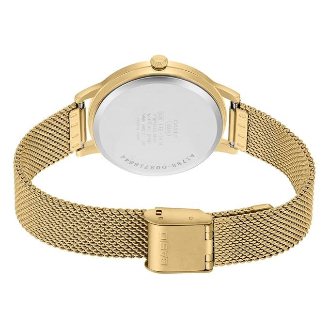 Casio Enticer Ladies Analog Gold Dial Women's Watch-LTP-E157MG-9ADF