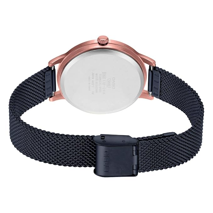 Casio Enticer Ladies Analog Black Dial Women's Watch - LTP-E157MRB-1BDF