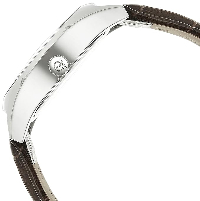 Titan Quartz Analog Brown Dial Leather Strap Watch for Men