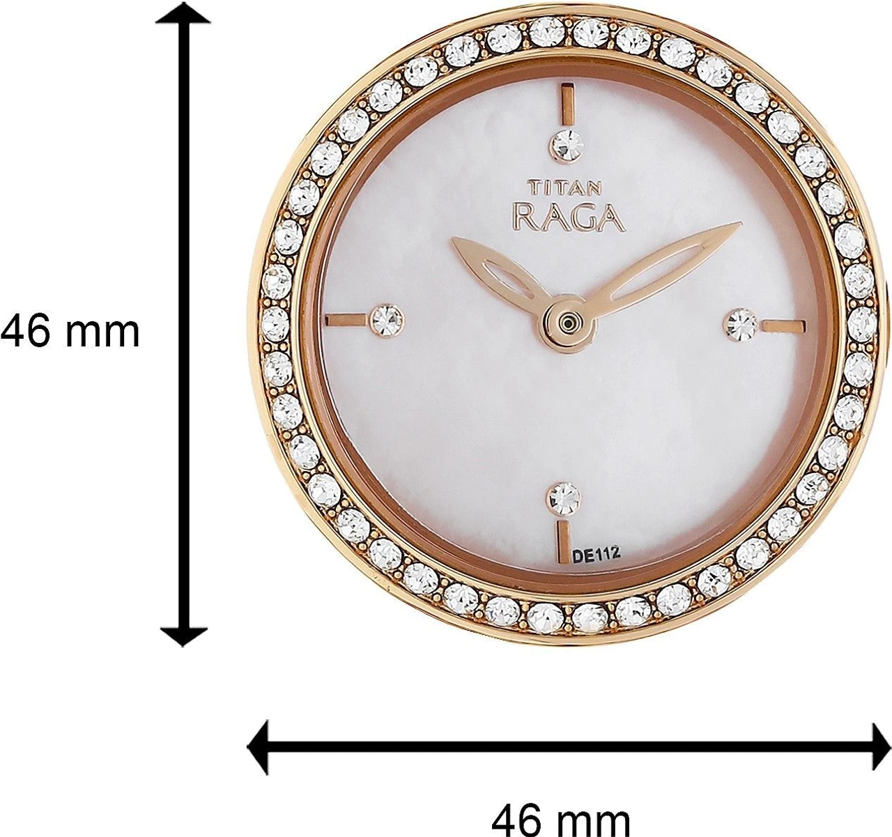 Titan Raga Mother of Pearl Dial Women Watch With Metal Strap