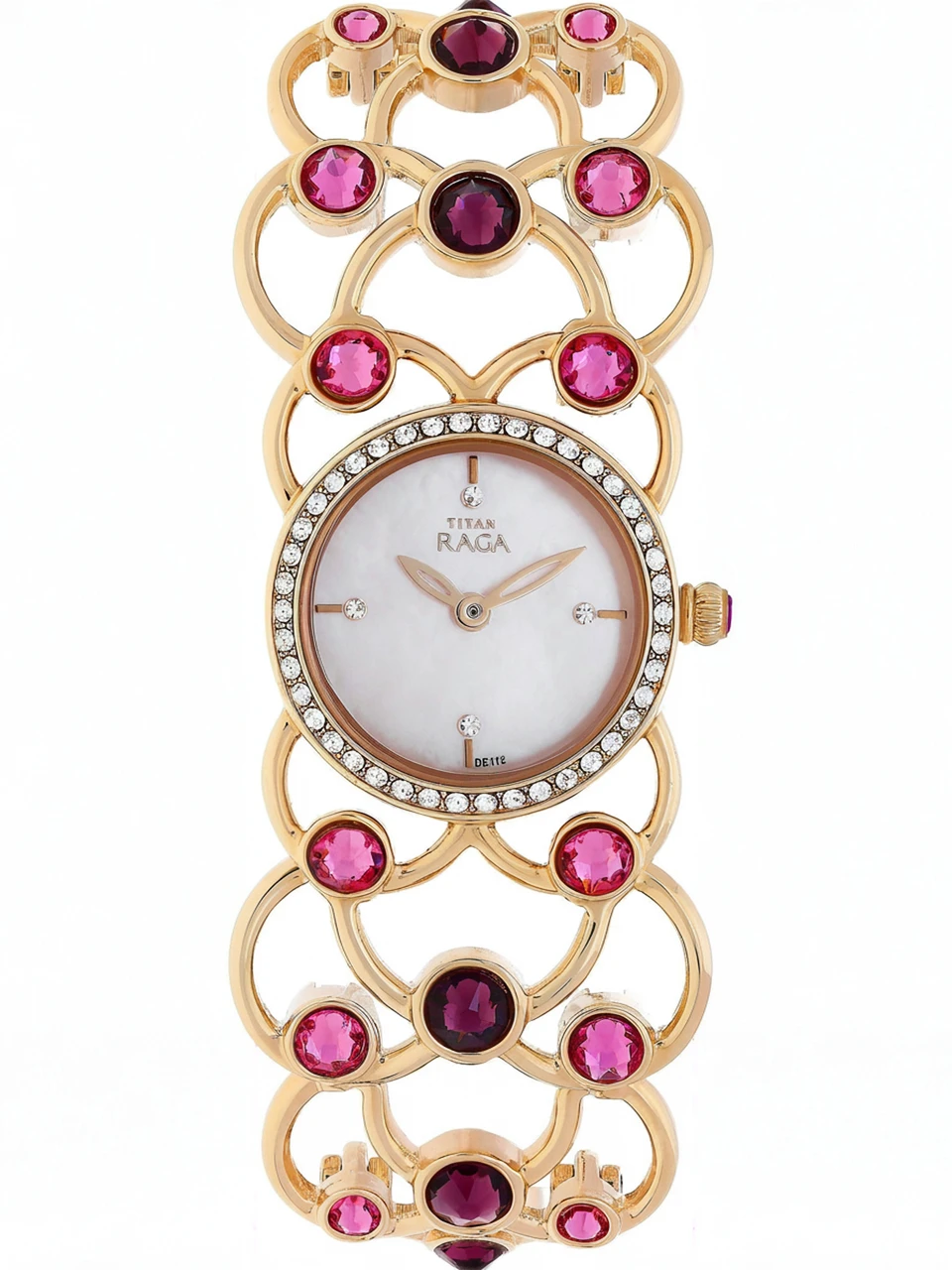 Titan Raga Mother of Pearl Dial Women Watch With Metal Strap