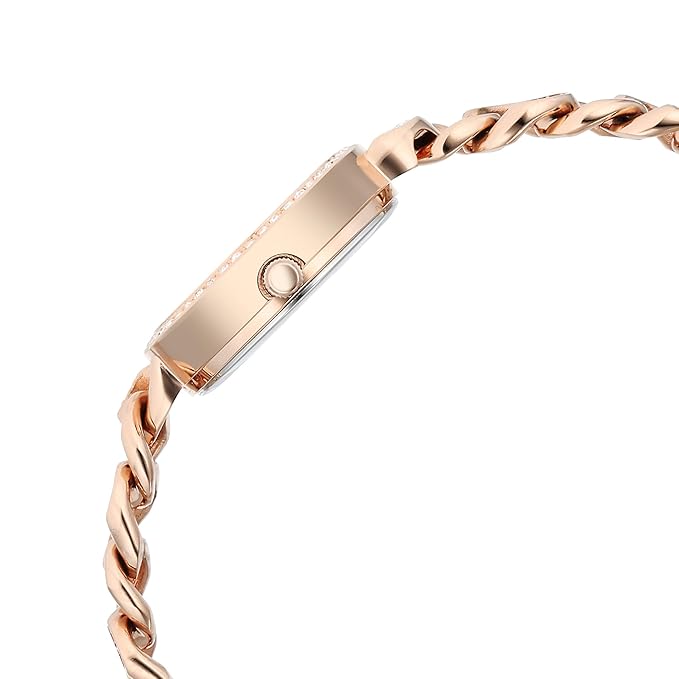 Titan Raga Showstopper Quartz Analog Rose Gold Round Dial Rose Gold Metal Strap Watch For Women