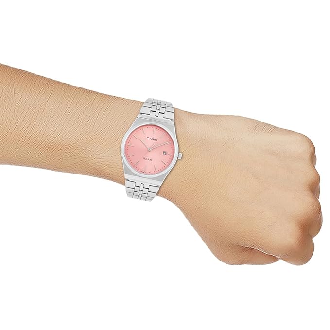 Casio Enticer Men Analog Pink Dial Men MTP-B145D-4AVDF