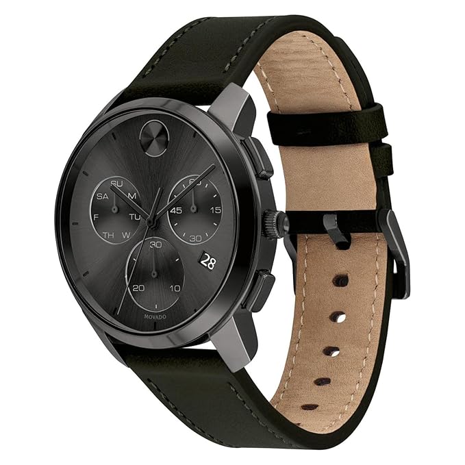 Movado Bold Analog Black Dial Men's Watch