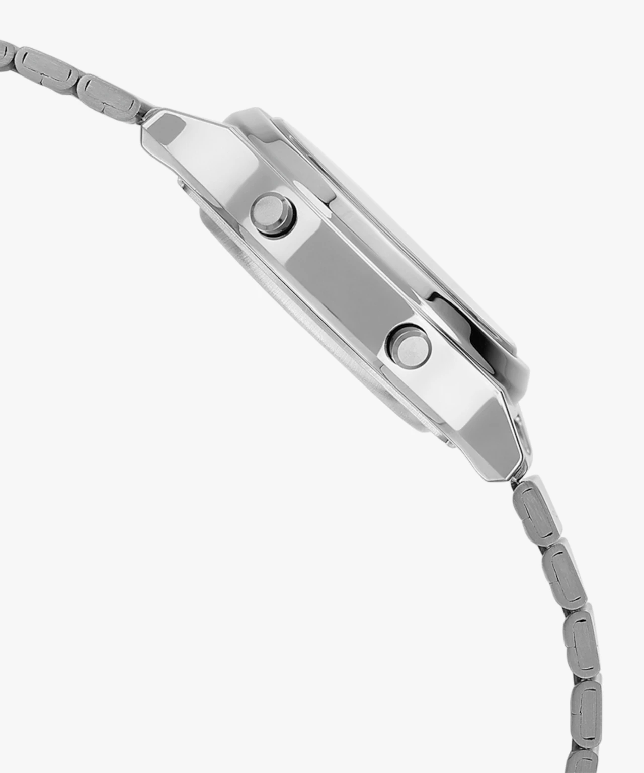 Casio Unisex Vintage LA700WE-7ADF Silver Digital Dial Silver Stainless Steel Band A2232