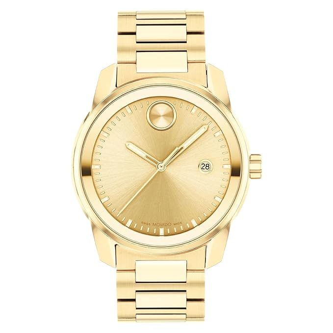 Movado Bold Quartzold Round Dialen's Watch