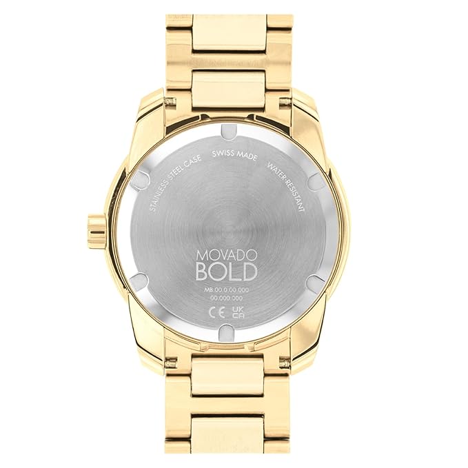 Movado Bold Quartzold Round Dialen's Watch