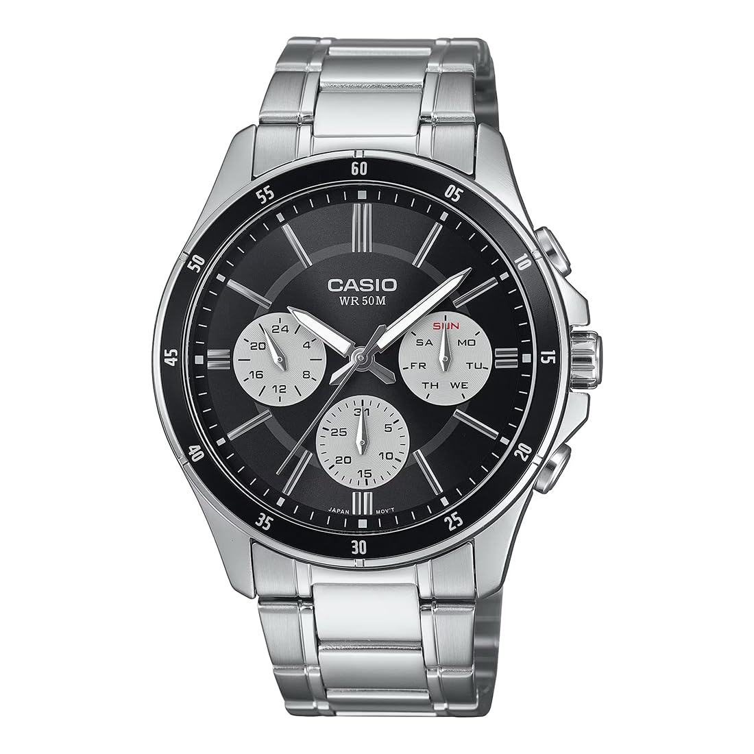 Casio Enticer Men MTP-1374D-1A3VDF Analog Black Dial Men