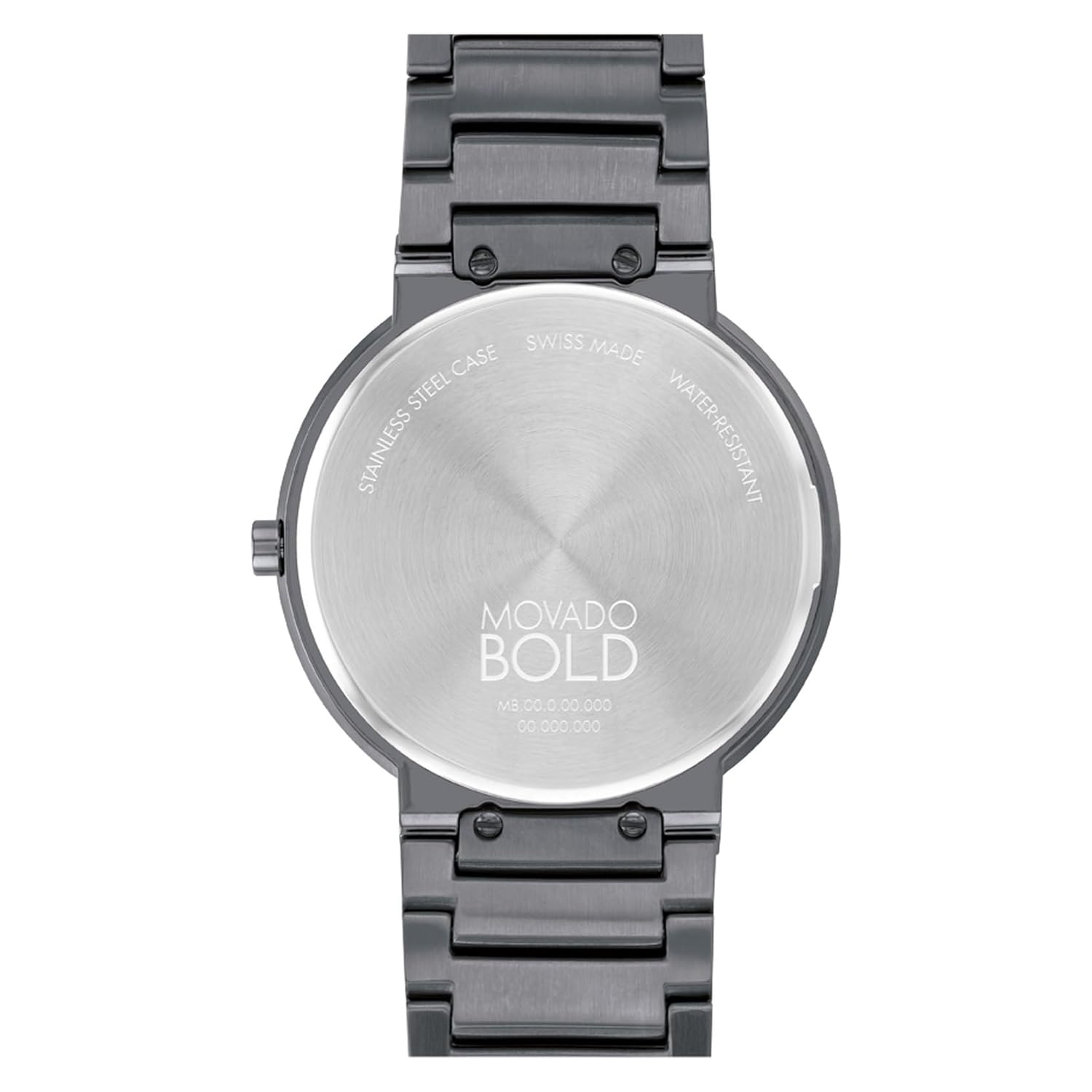 Movado Bold Horizon Swiss Qtz Blue Dial Men's Watch | Ionic Plated Grey Steel Material | Grey Color Band