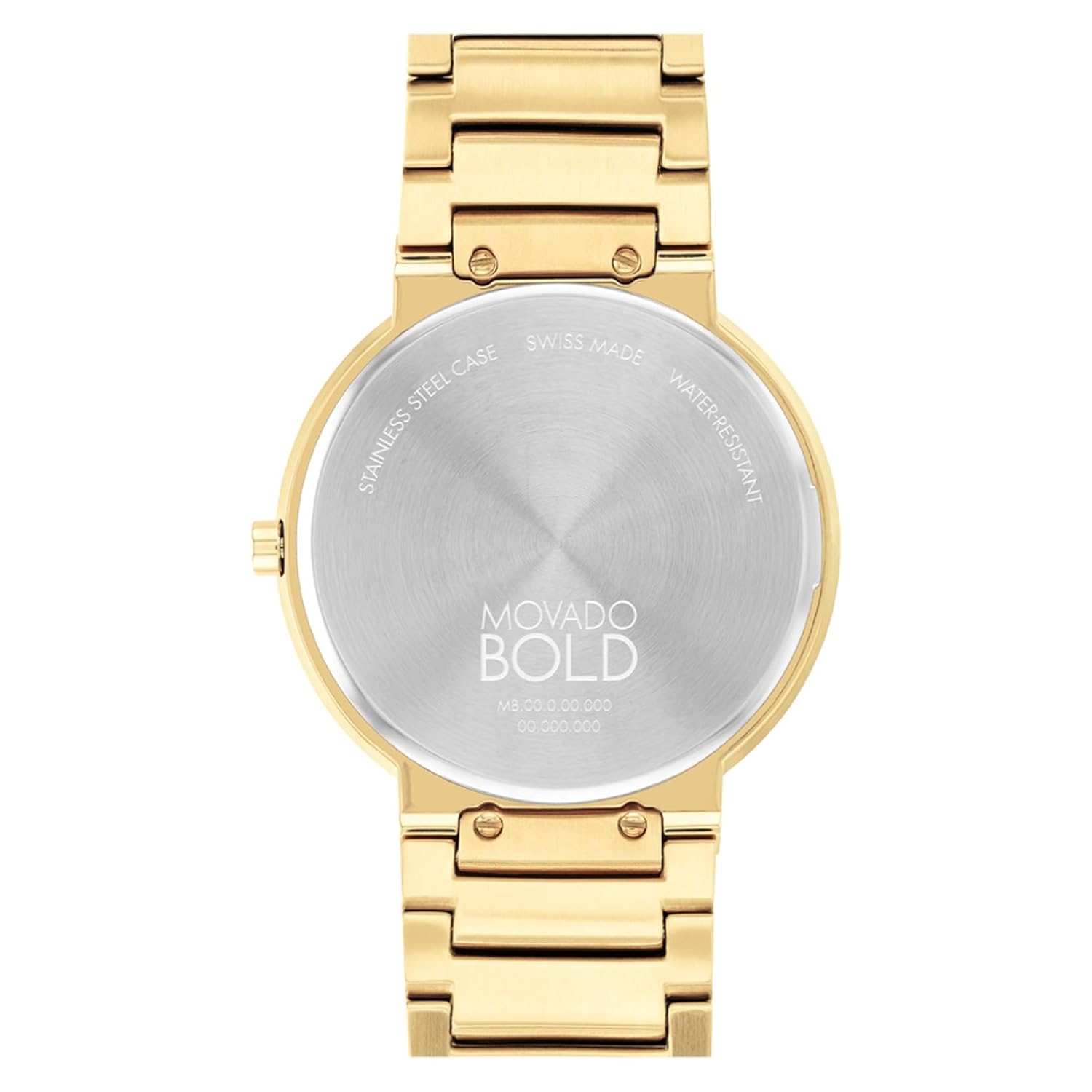Movado Bold Horizon Swiss Qtz Yellow Dial Men's Watch | Ionic Plated Light Gold Steel Material | Gold Color Band