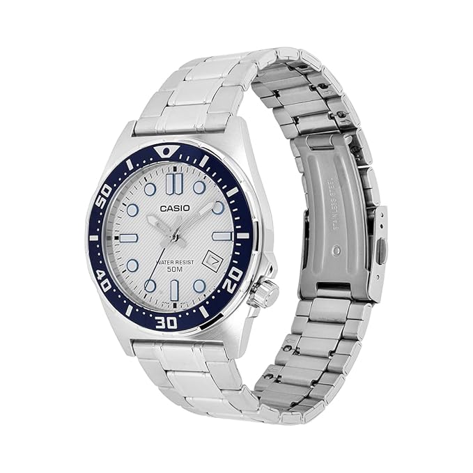 Casio Enticer Men MTD-135D-7AVDF Analog White Dial Men